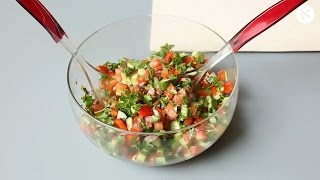 How to make Israeli salad [upl. by Htiduj]