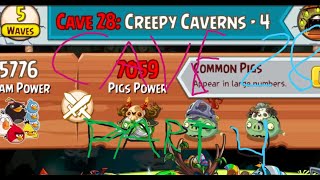 angry birds epic all stars 122  cave 28 part 4 gameplay [upl. by Tufts]