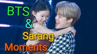 BTS and sarang moments at sbs gayo daejun 2019 [upl. by Otter]