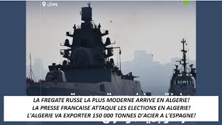 Puissants Navires Russes En Algérie La Presse Française Attaque LAlgérie LAlgérie Et LEspagne [upl. by Starla]