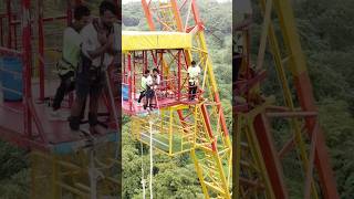 The Highest bungee jumping in Goa 🔥🔥 goa bungee freefall [upl. by Ttirrej323]