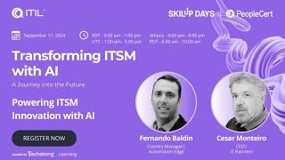 Powering ITSM Innovation with AI [upl. by Conal]