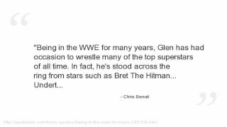 Chris Benoit Quotes [upl. by Kal285]