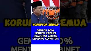 Demonstran sebut  90 menteri kabinet MerahPutih dituding koruptor [upl. by Chiou]