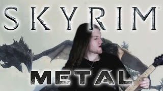 Dragonborn The Elder Scrolls V Skyrim Metal Guitar Cover  ALBUM MIX [upl. by Daisie14]