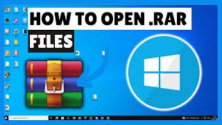 How To Open RAR Files On Windows 10  Extract RAR File In Windows 10 2024 [upl. by Terra]