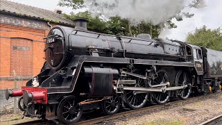 Great Central Railway  No73156 British Railways Standard Class Five 460 [upl. by Aivatnuhs]