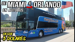 Como viajar de MIAMI a ORLANDO Florida en Autobus🚌 4 HORAS Aprox  Todo lo que necesitas saber [upl. by Neo]