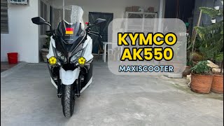 Kymco AK550 Review l MAU26MOTOVLOG [upl. by Hgielram]