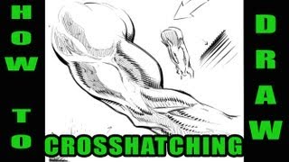 How to Cross Hatch quotComic Book Drawingquot Tutorial  Commentary by Robert A Marzullo [upl. by Neehsuan]