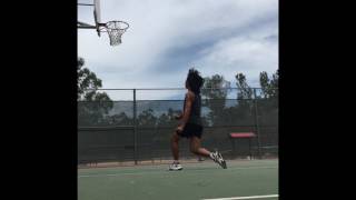 16 Year Old Dunk Journey 1 61 10 ft rim [upl. by Ahcsatan]