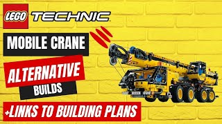 Lego 42108 Mobile crane alternative builds  Top 8 alternate builds of 2023  Lego crane truck [upl. by Carmencita]