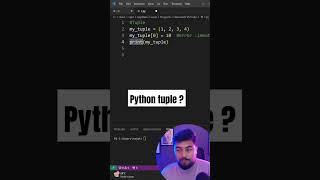 Python Tuple kya hota hai 😳 python tuples [upl. by Htebyram]