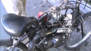 Homemade 4 stroke 110cc bicycle [upl. by Leaw]