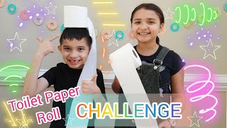 Toilet Paper Roll Challenge New  Fun Games for Kids  Pull A Cup of Juice using Toilet Paper Roll [upl. by Irik]