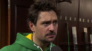 Mats Zuccarello discusses his 5th career fourpoint game [upl. by Kciremed]