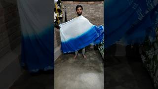 550 Dyeing process Bhagalpuri saree collection saree shortvideo viralshorts ytshort [upl. by Adiell98]