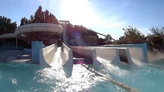 The Turbo Water Slide at WaterPark Faliraki [upl. by Amero]