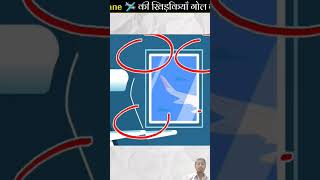 Aeroplane kya window round kyon hota Hai facts shortsfeed ytshorts aeroplane [upl. by Tenney986]