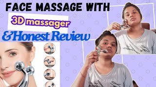 3d face roller massager telugu amp honest review 3dmassageroller dharaniihepsy [upl. by Arihppas]