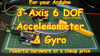 76 MPU6050 3Axis Accelerometer Gyro  First Look [upl. by Skutchan264]