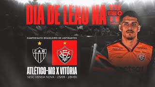 ATLÉTICOMG X VITÓRIA  AO VIVO COM IMAGEM  BRASILEIRO DE ASPIRANTES 2024 [upl. by Onitsuaf]