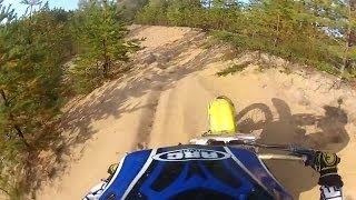 Suzuki RM 85 2 Stroke Dirt Bike  Playing Around [upl. by Micro]