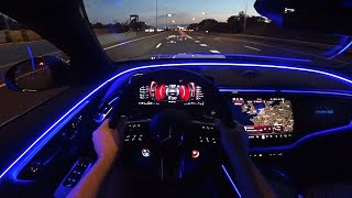 The New Mercedes AMG E53 E Class 2025 NIGHT Test Drive [upl. by Golightly615]