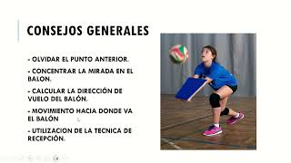 Recepción voleibol consejos [upl. by Picco]