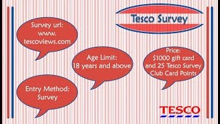 Full Guide and Tips  wwwtescoviewscom  Tesco Customer Survey 2022 [upl. by Zinnes]