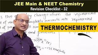 Thermochemistry  Revision Checklist 32 for JEE amp NEET Chemistry [upl. by Nahgam]