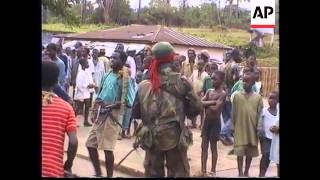 WEST AFRICA GROWING SENSE OF TENSION IN WAR TORN LIBERIA [upl. by Anaeda]