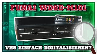 VHS Kassetten einfach digitalisieren Funai WD6DM101 [upl. by Varin889]