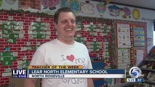 5PM Teacher of the Week Jeff Ditzler Lear North Elementary in North Ridgeville [upl. by Onek580]