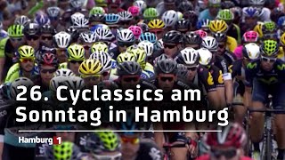 26 Cyclassics RadElite radelt am Sonntag in Hamburg [upl. by Nioe]