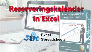 Reserveringskalender in Excel ✅ [upl. by Anirtal]