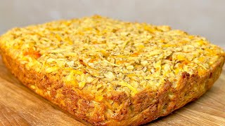 Dieses Rezept für Kürbis Haferflocken Kuchen ist ein WAHRER SCHATZ Ich koche es fast jeden Tag [upl. by Eedebez]