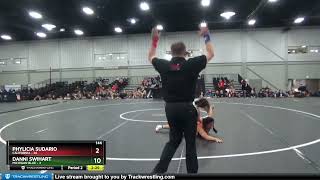 144 Lbs Placement Matches 8 Team  Phylicia Sudario California Vs Danni Swihart Michigan Blue [upl. by Arrec143]