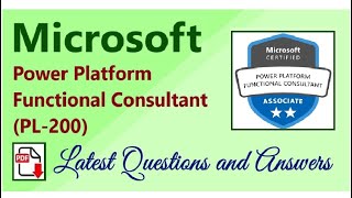 Part18Microsoft PL200Microsoft Power Platform Functional ConsultantPractice Questions amp Answers [upl. by Alaehs376]