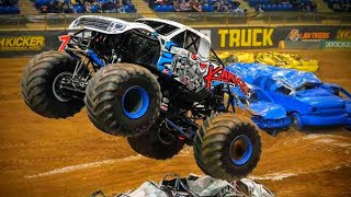 Kicker Monster Truck Nationals Amarillo TX 4321 Saturday Evening Show Highlights [upl. by Ahsyekat]