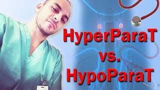 Hyperparathyroidism vs Hypoparathyroidism Effects of PTH [upl. by Kaylil]