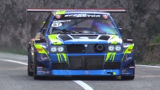 Marco Sbrollini 600HP Lancia Delta EVO Hillclimb Monster  Turbo 20L 4Cylinder Engine Sound [upl. by Marcela116]