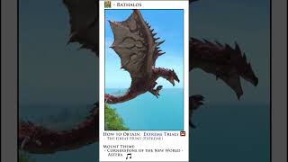 FFXIV Mounts Rathalos [upl. by Enytsirhc507]