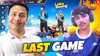 One Last Gameplay with Laka Bhai LakaGamingz Until i Win 🤘 Tonde Gamer [upl. by Ynez]