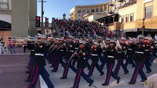 US Marines Marching Band  Rose Parade Jan 1 2022 [upl. by Gnuj149]