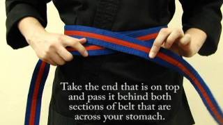 How to Tie Your Belt Next Gen Mu Sool [upl. by Baras]