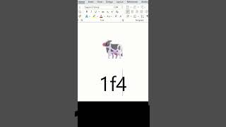 🐄 MS Word Magical Tricks  Cow Symbols in Word CowSymbol WordShortcuts CowEmoji CowIcon msword [upl. by Jilli]