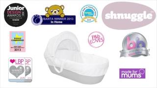 Classic Shnuggle Moses Basket Video Buy Now Youtube [upl. by Elmajian]