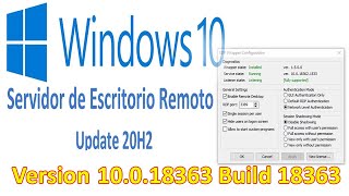 🖥️ RDPWrapper no Funciona en Windows 10 Después de Actualización Mayo 2021  10018363 Build 18363 [upl. by Asselim101]