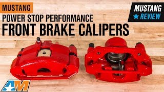 19941998 Mustang GT amp V6 Power Stop Performance Red Front Brake Calipers Review [upl. by Tatianna]